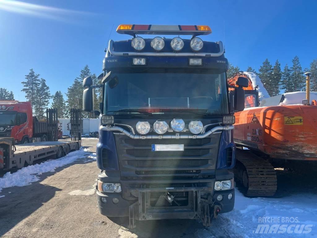 Scania R 500 Rol kiper kamioni sa kukom za podizanje tereta