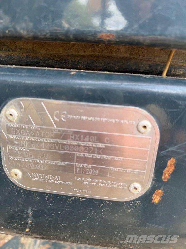 Hyundai HX 140 LC Bageri guseničari