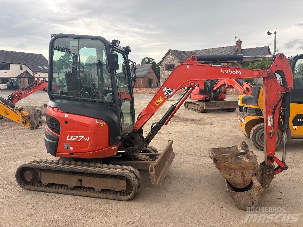 Kubota U 27-4 Mini bageri < 7t