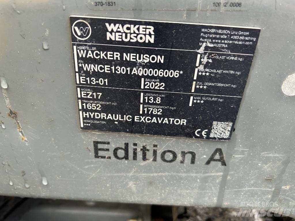 Wacker Neuson EZ17 Bageri guseničari