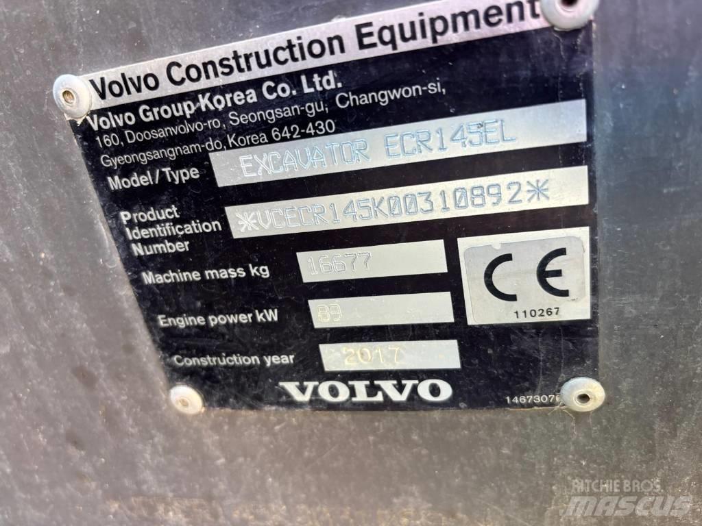 Volvo ECR145EL Bageri guseničari