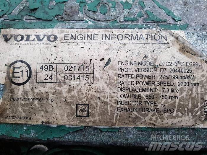  Engines D7C Ostale kargo komponente