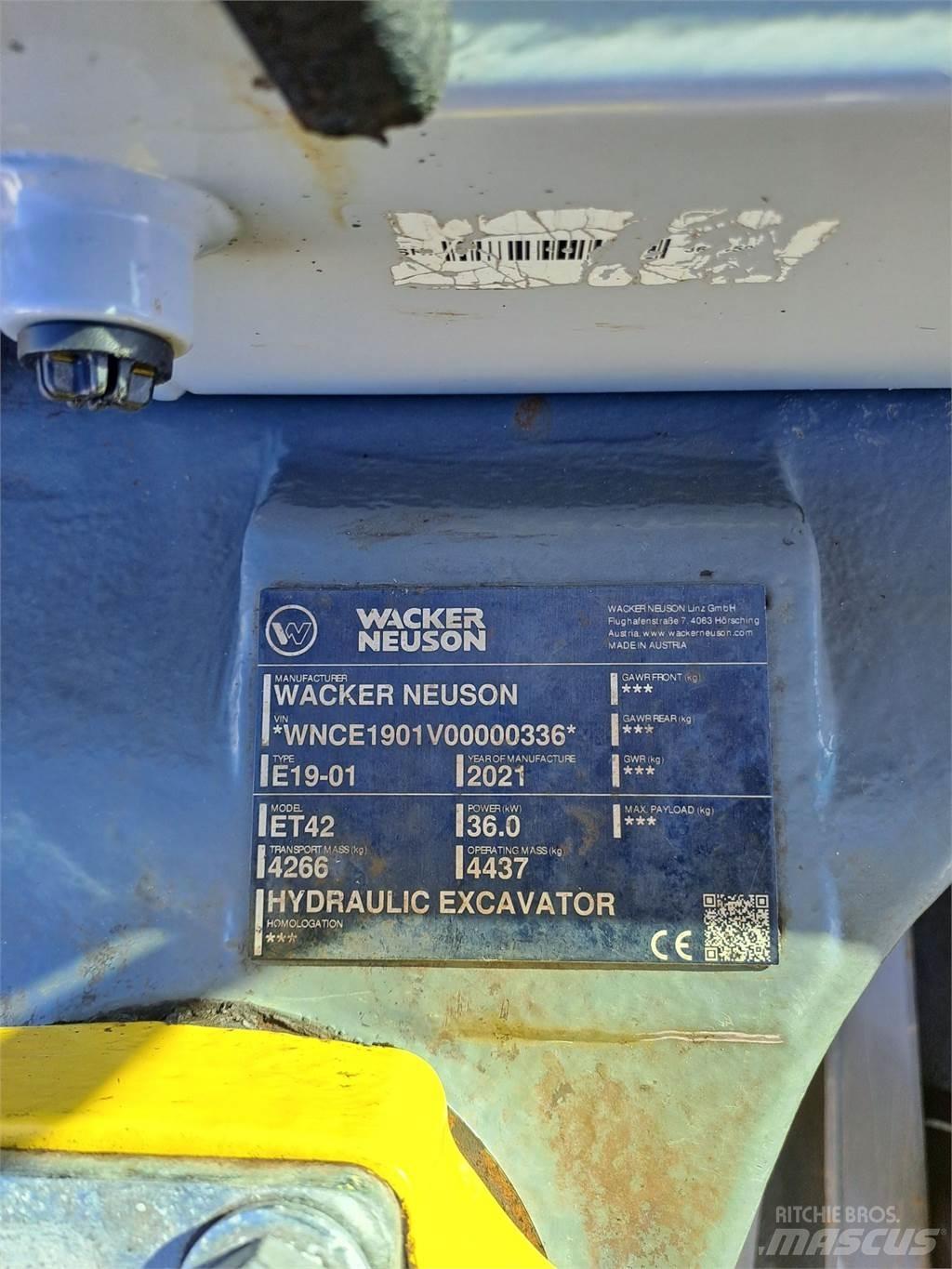 Wacker Neuson ET42 Bageri guseničari