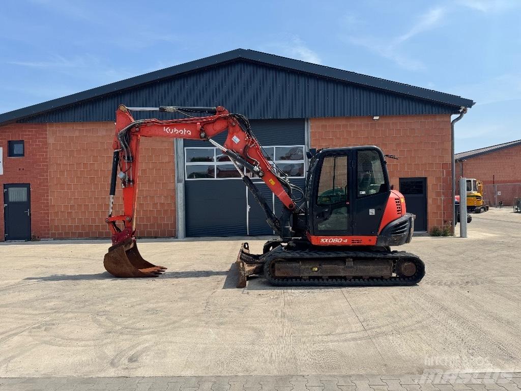 Kubota KX 080-4 Midi bageri 7t – 12t