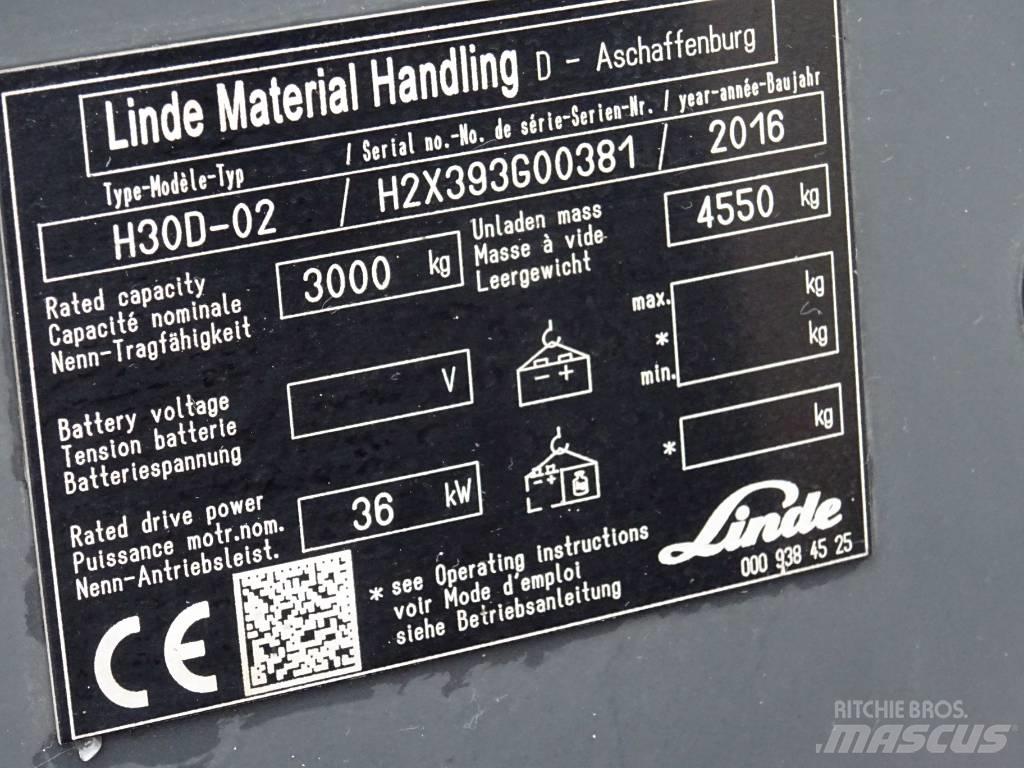 Linde H30D-02 Dizelski viljuškari