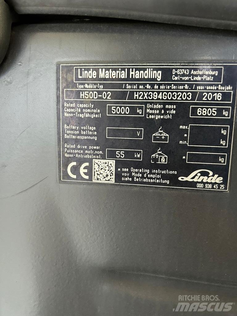 Linde H50D-02 EVO Dizelski viljuškari