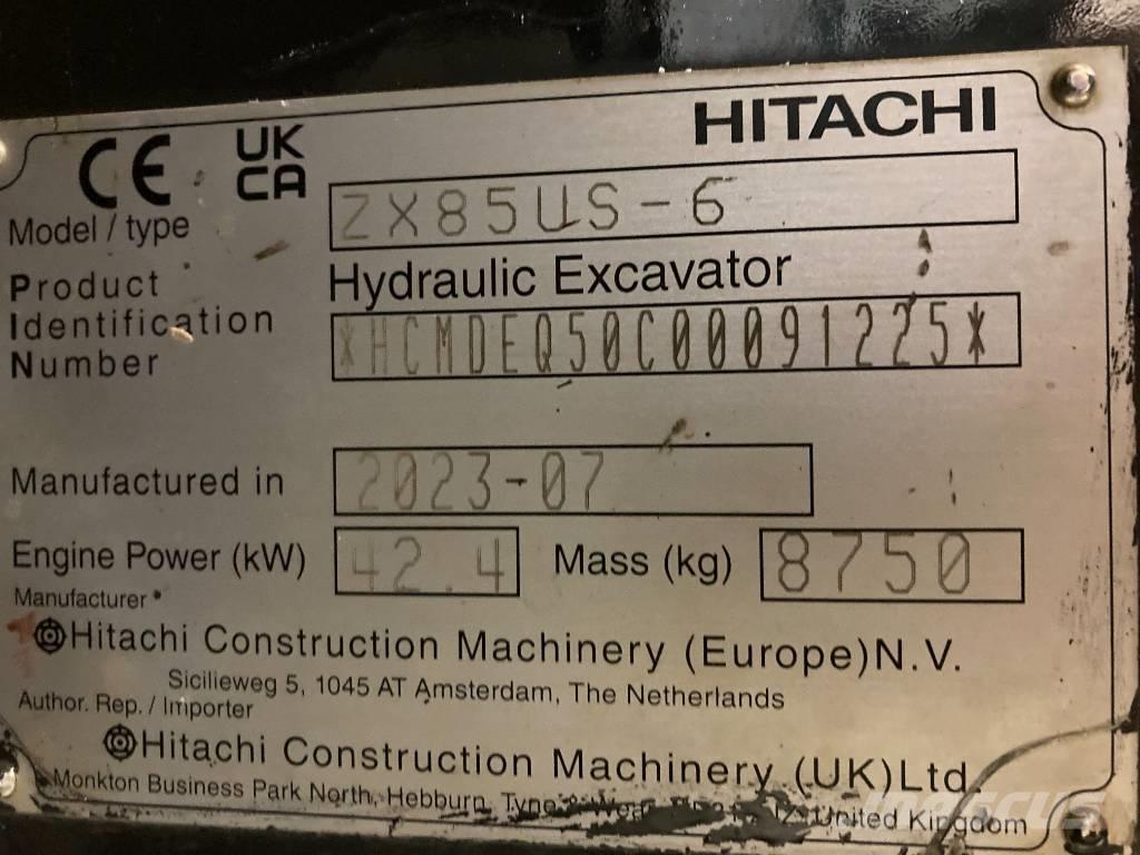 Hitachi ZX 85 US-6 Midi bageri 7t – 12t