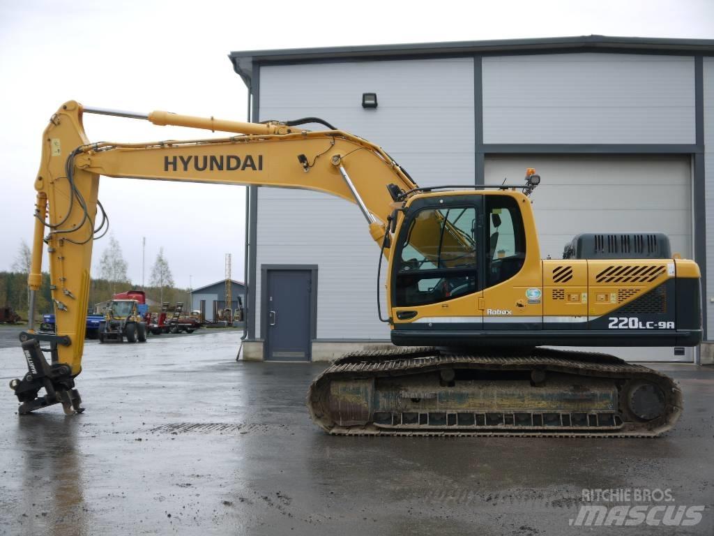 Hyundai R 220 LC-9A Bageri guseničari