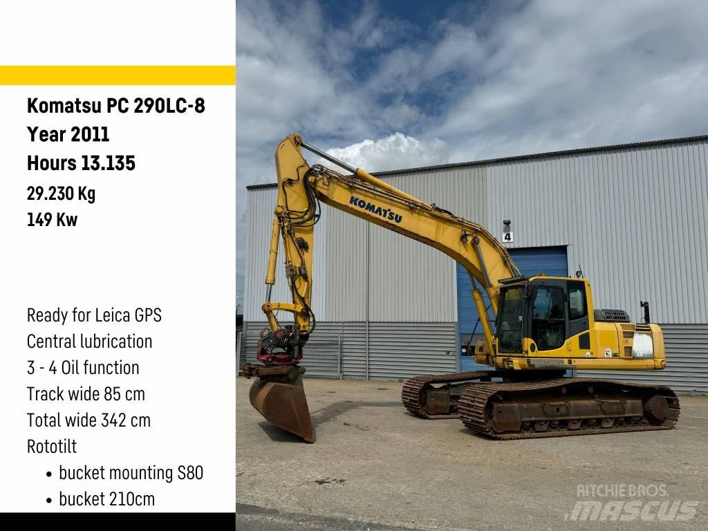 Komatsu PC 290 LC-8 Bageri guseničari