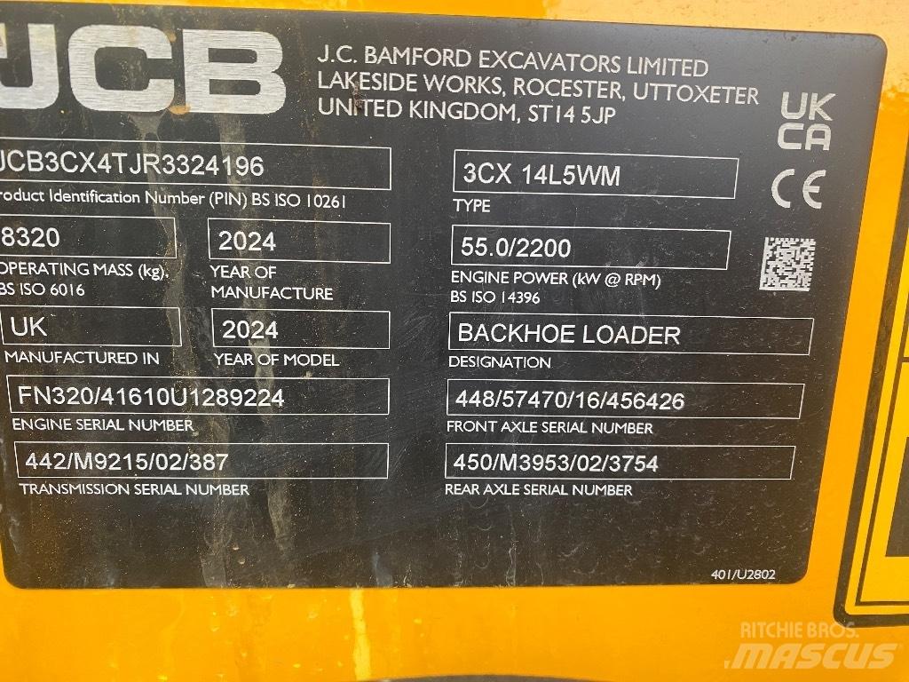 JCB 3 CX 14 Rovokopači