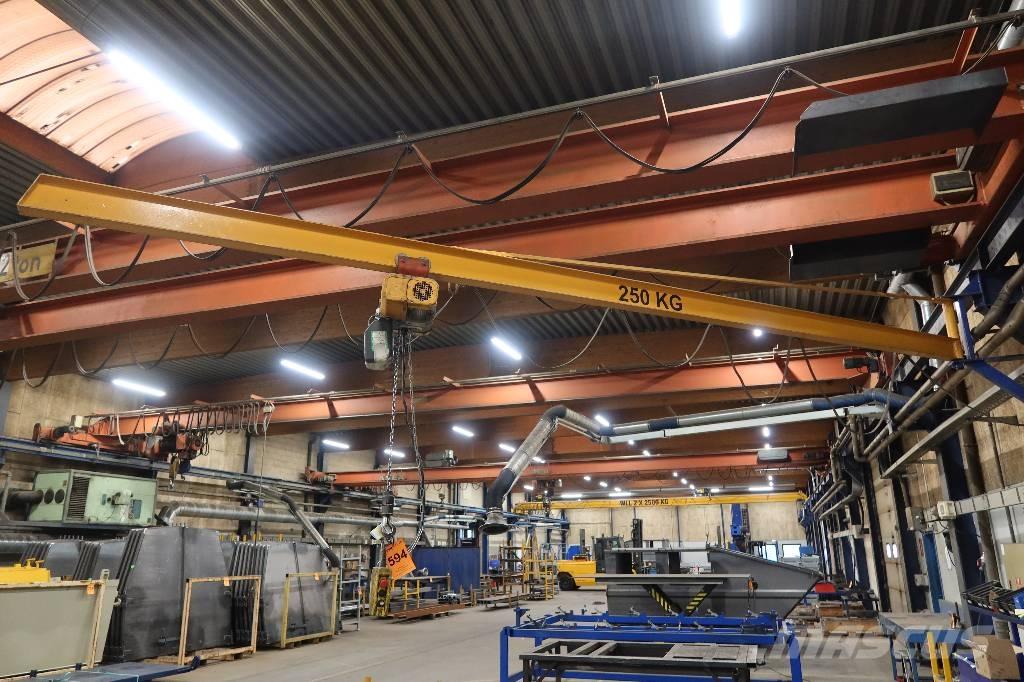 VÆGSVINGKRAN 250 KG Utovorne dizalice, vitla i liftovi za materijal