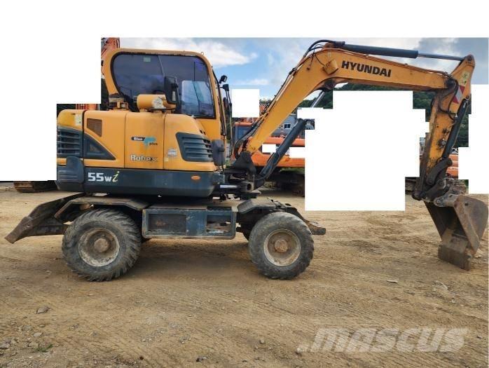 Hyundai Robex 55 W-3 Bageri točkaši