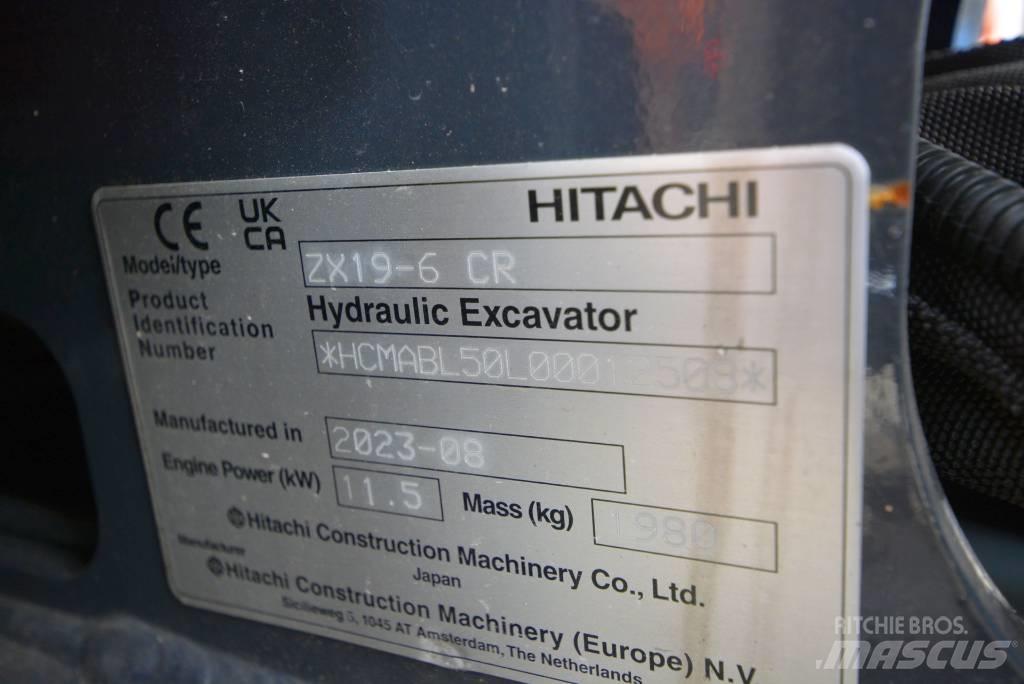 Hitachi ZX 19-6 Mini bageri < 7t