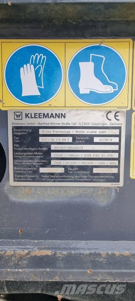 Kleemann MC110i Evo2 Drobilice