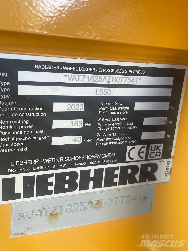 Liebherr L550XPower Utovarivači na točkove