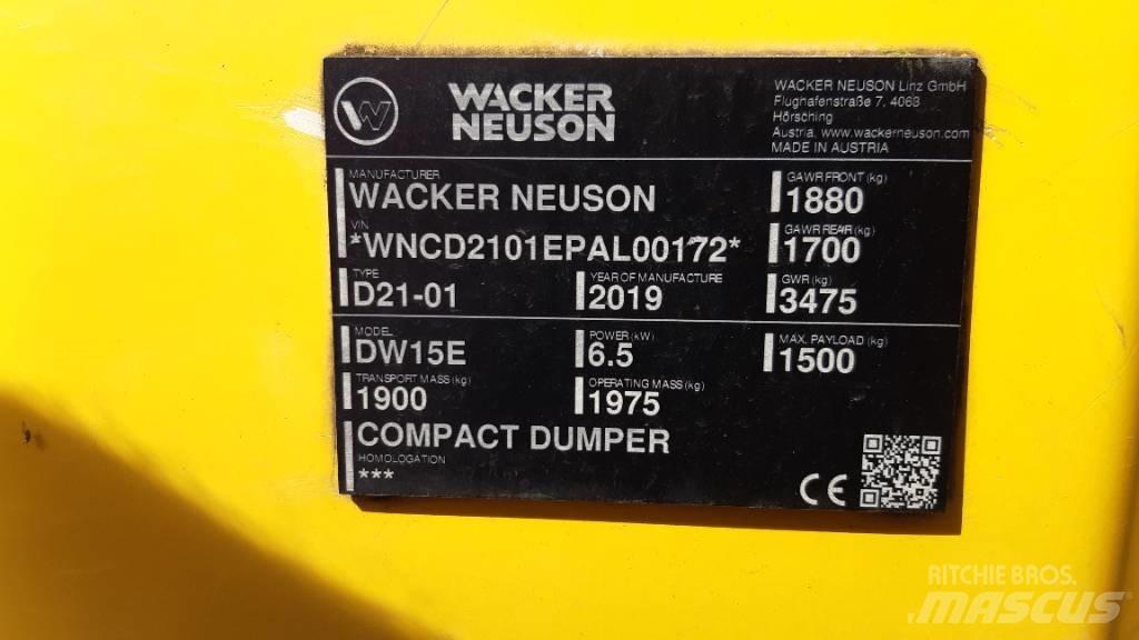 Wacker Neuson DW15e Damperi za gradilište
