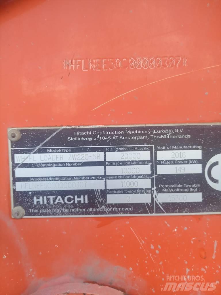 Hitachi ZW 220-6 Bageri točkaši