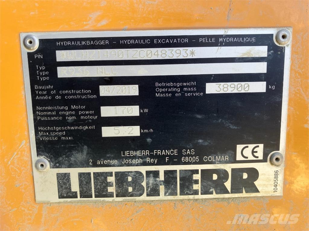 Liebherr R936 Bageri guseničari