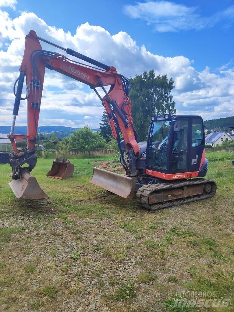 Kubota KX 080-4 Midi bageri 7t – 12t