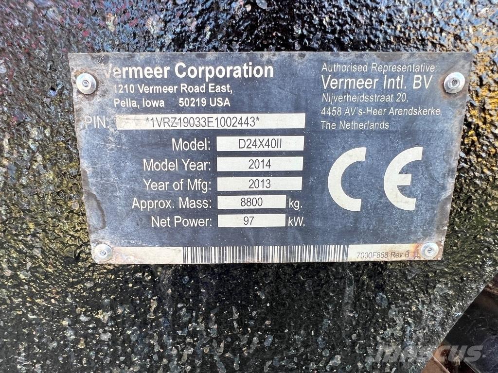 Vermeer D24X40II Oprema za horizontalno usmereno bušenje