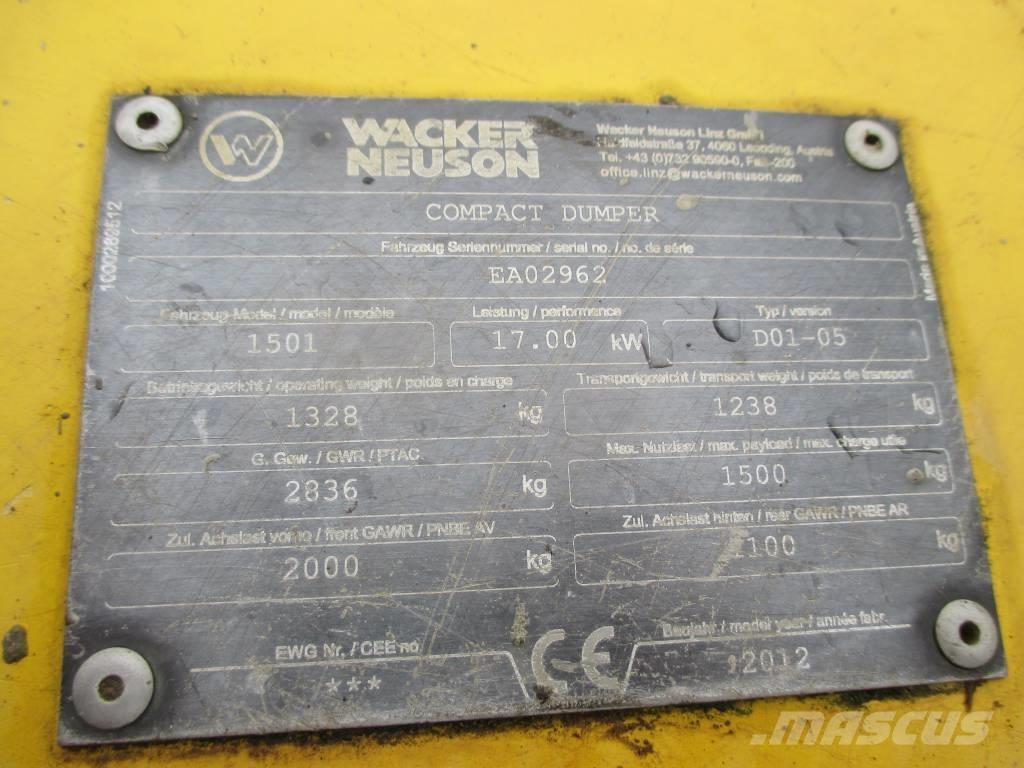 Wacker Neuson 1501 Damperi za gradilište