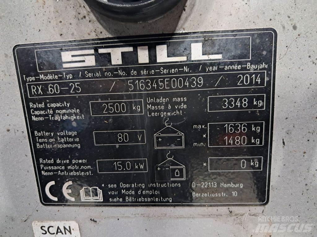 Still RX60-25 Električni viljuškari