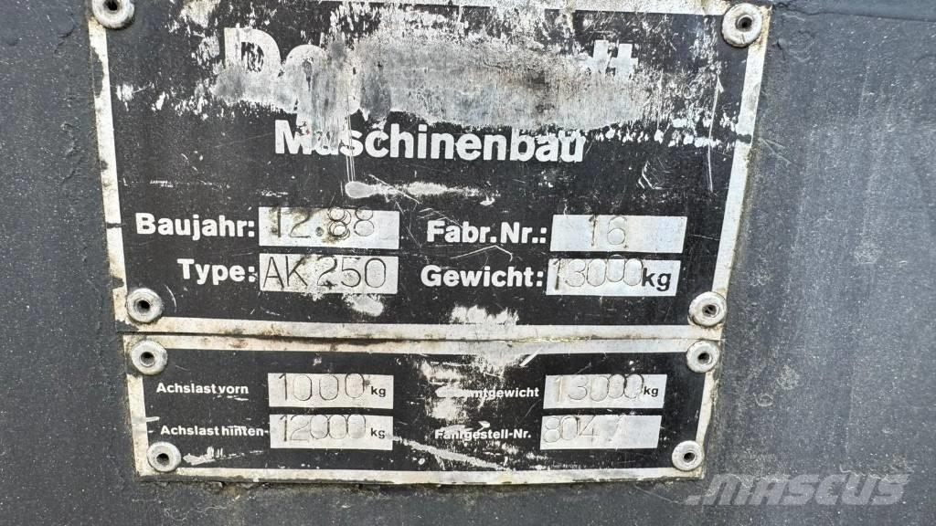 Doppstadt AK 250 Mašine za uništavanje otpada