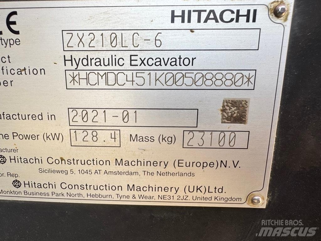 Hitachi ZX 210 LC-6 Bageri guseničari