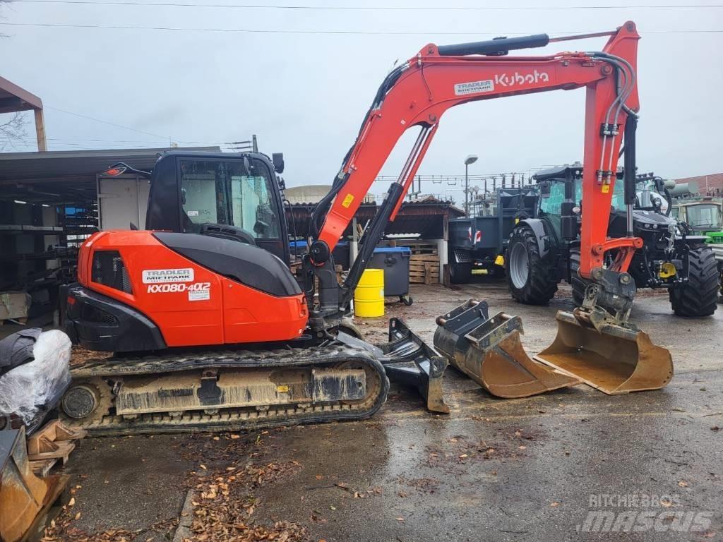 Kubota KX 080-4 Mini bageri < 7t