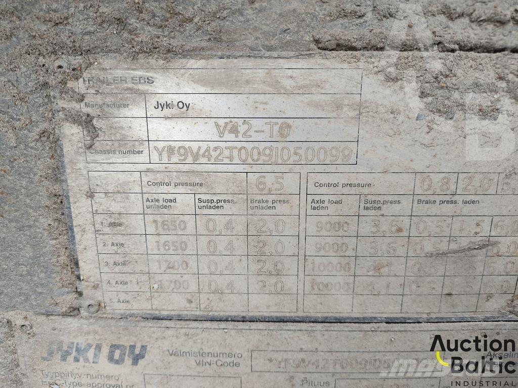 Jyki V 42 T0 Poluprikolice sa ciradom