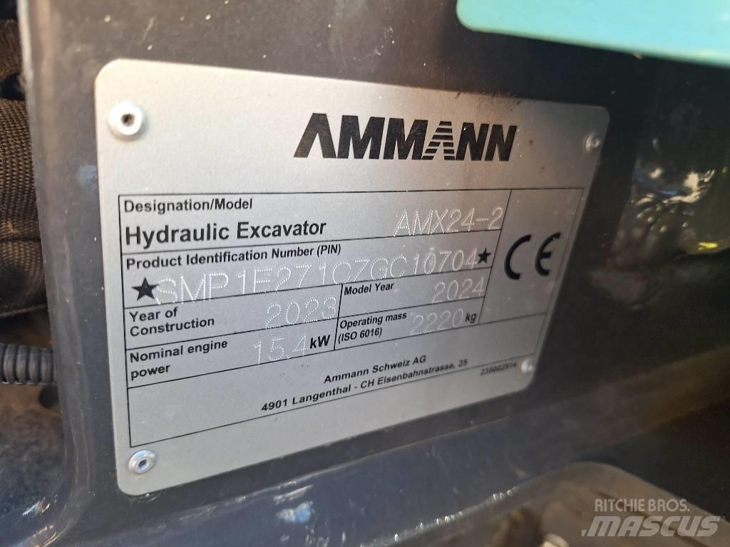 Ammann AMX24-2 Mini bageri < 7t