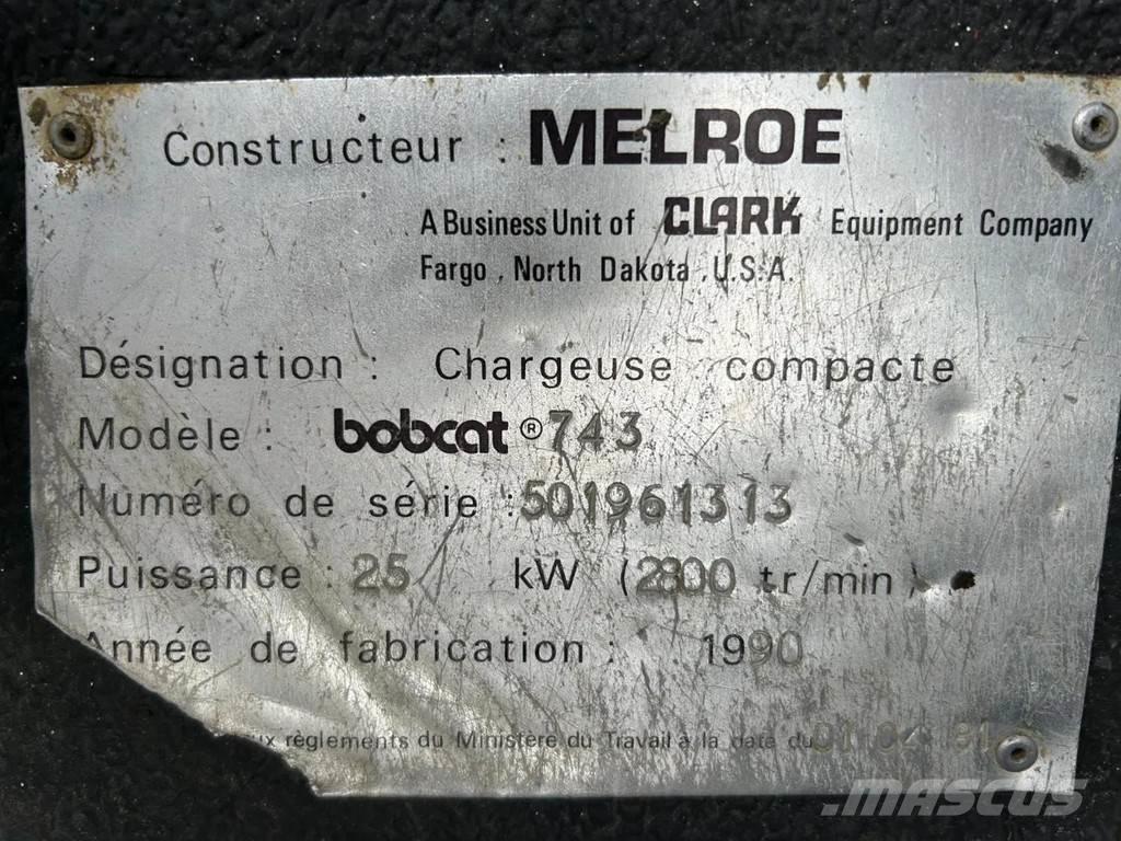 Bobcat 743 Skid steer mini utovarivači
