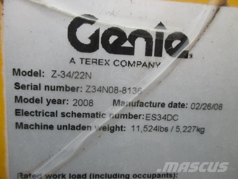 Genie Z 34/22 N Zglobne podizne platforme