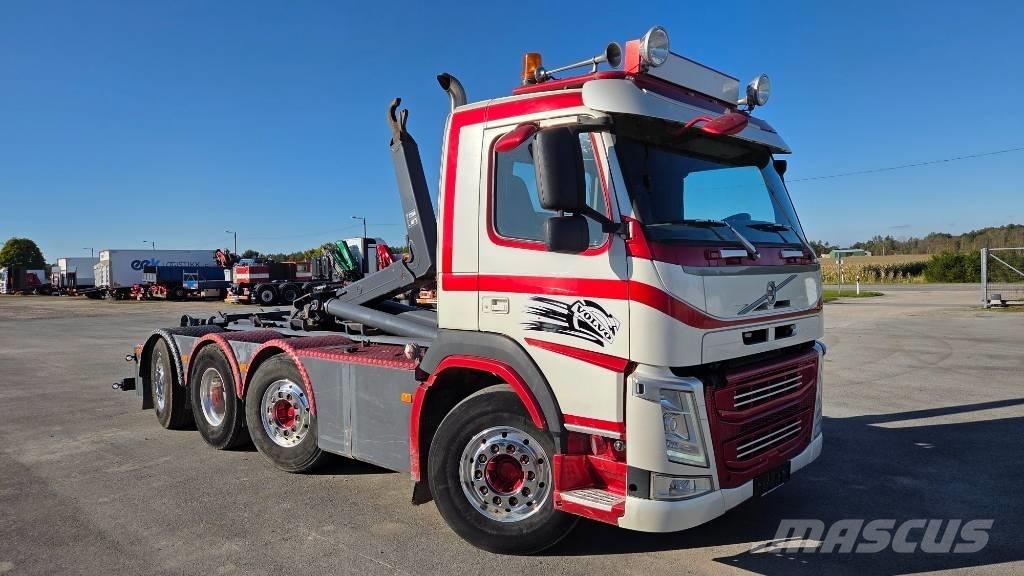 Volvo FM460 8X2*6 Rol kiper kamioni sa kukom za podizanje tereta