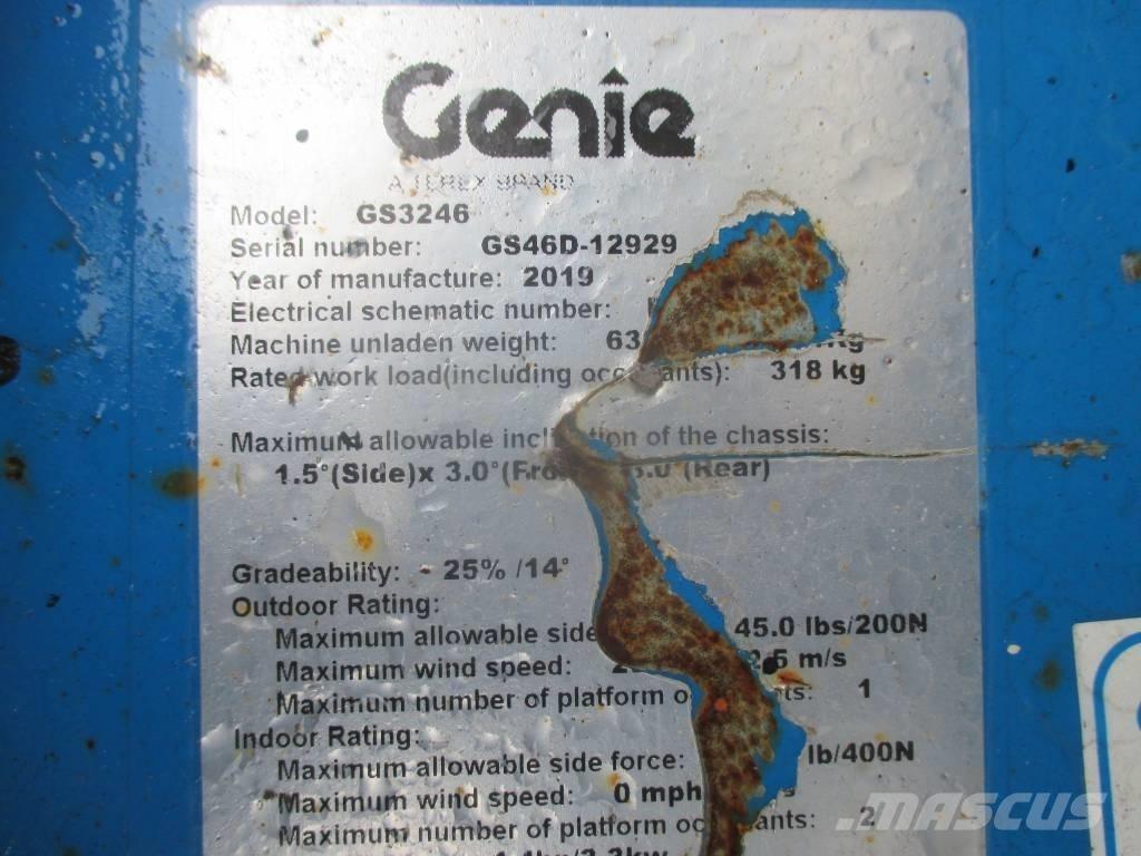 Genie GS 3246 Makazaste platforme