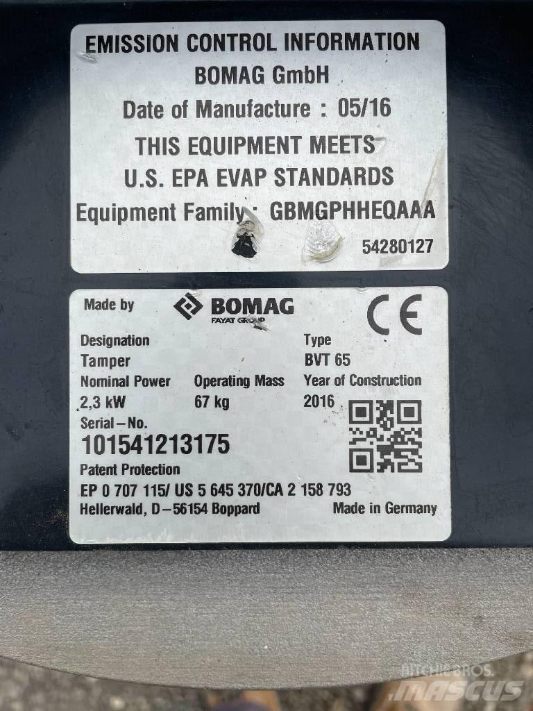 Bomag BVT 65 Vibro ploče