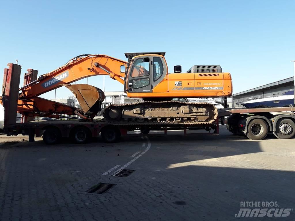 Doosan DX 340 LC Bageri guseničari
