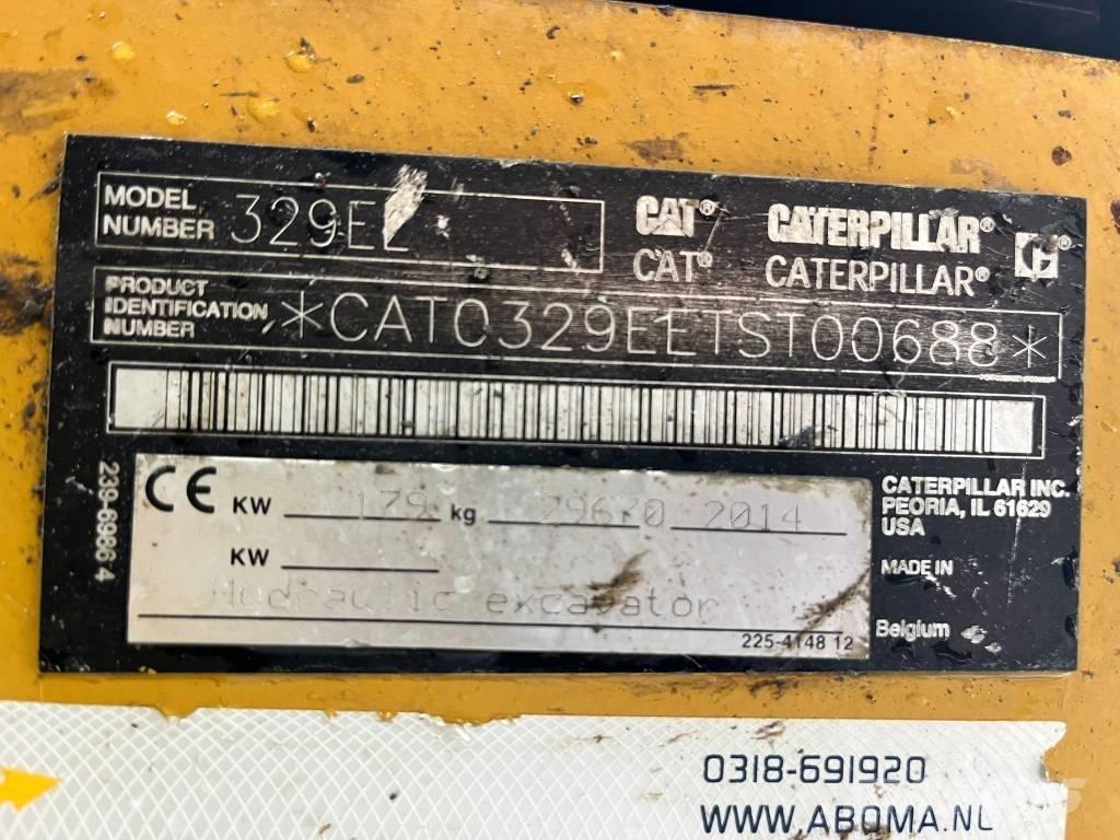 CAT 329 EL Bageri guseničari