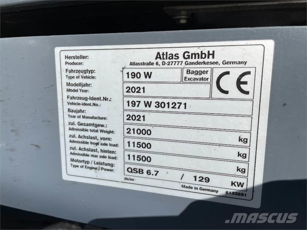 Atlas 190W Bageri točkaši