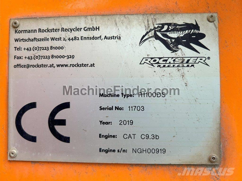 Rockster RD1100DS Mobilne drobilice