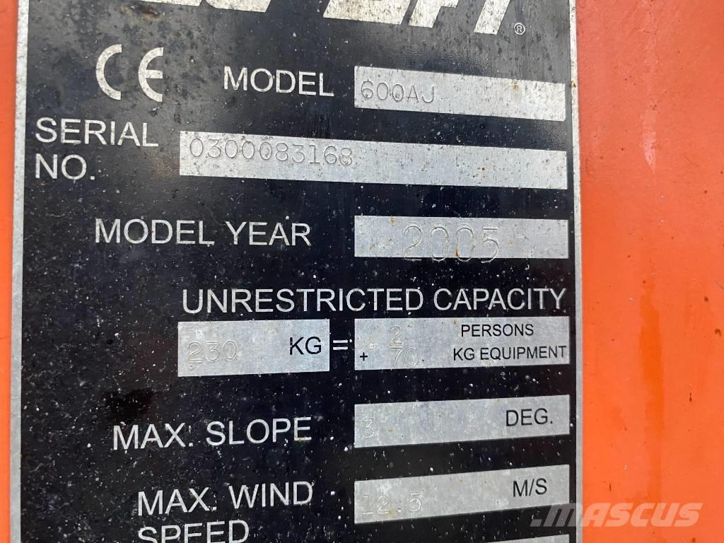 JLG 600 AJ Zglobne podizne platforme