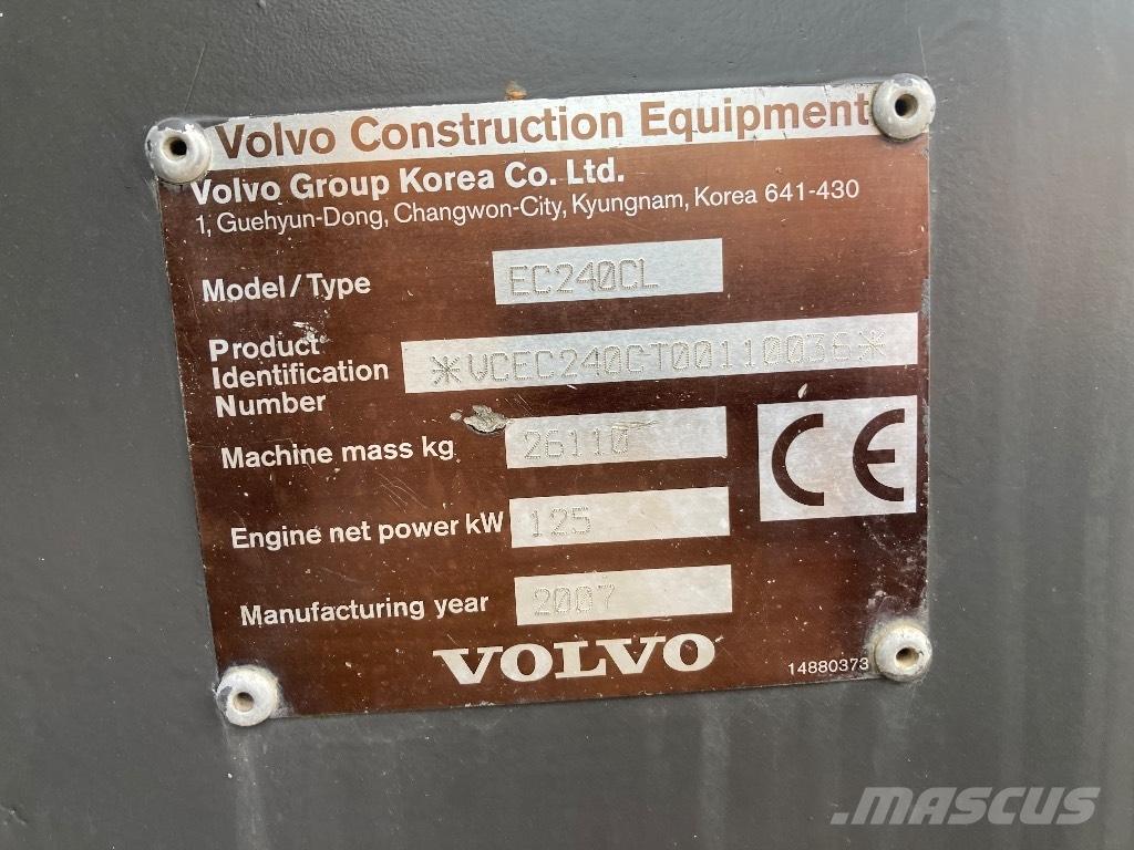 Volvo EC 240 C L Bageri guseničari