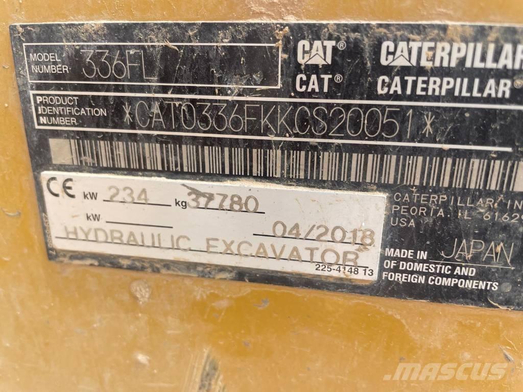 CAT 336FL Bageri guseničari