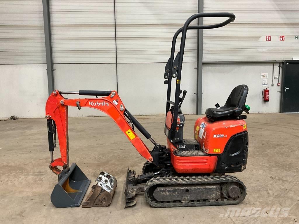 Kubota K 008-3 Mini bageri < 7t