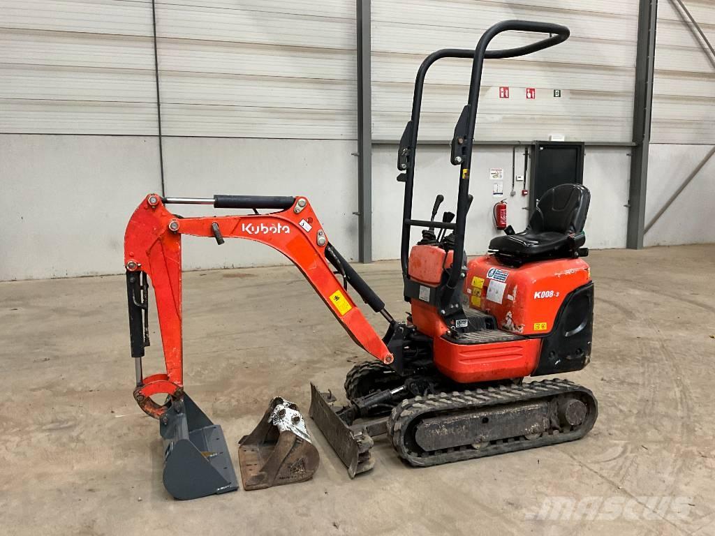 Kubota K 008-3 Mini bageri < 7t