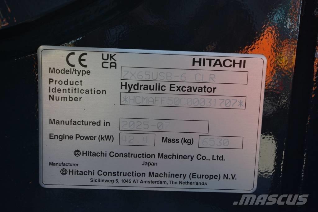 Hitachi ZX 65 USB-6 Mini bageri < 7t