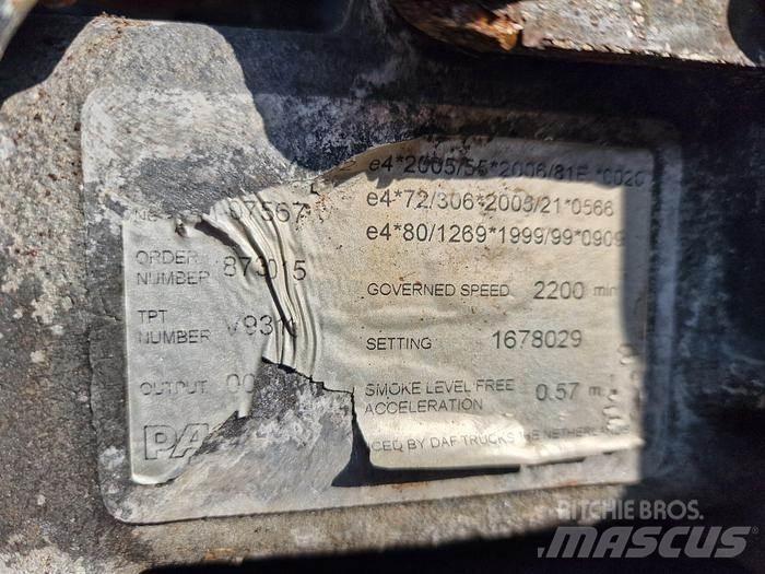 Paccar PR228 Ostale kargo komponente