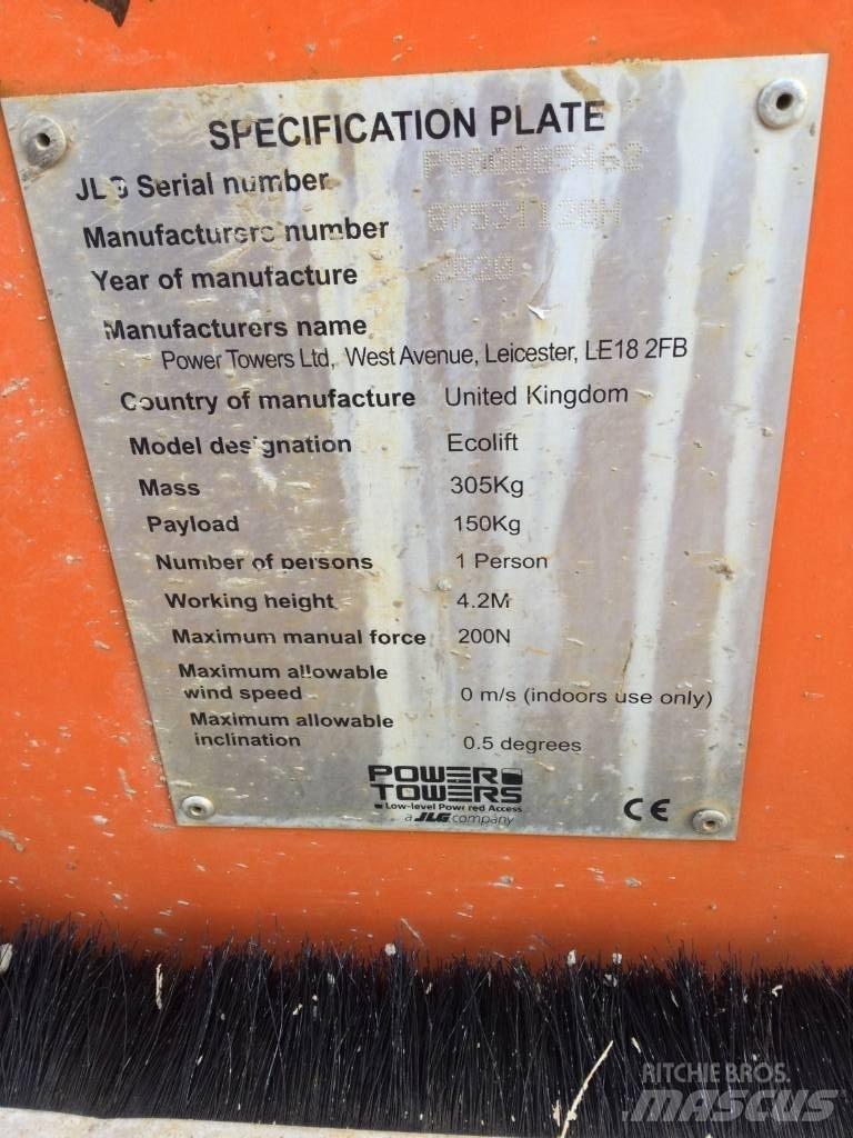 JLG Ecolift 50 Jarbolne penjajuće platforme