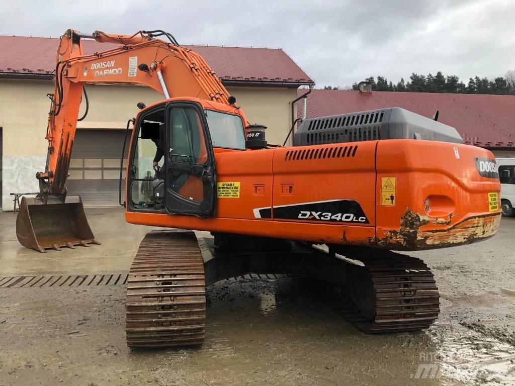 Doosan DX 340 LC Bageri guseničari