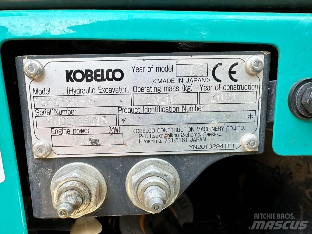Kobelco SK17SR-3E Mini bageri < 7t
